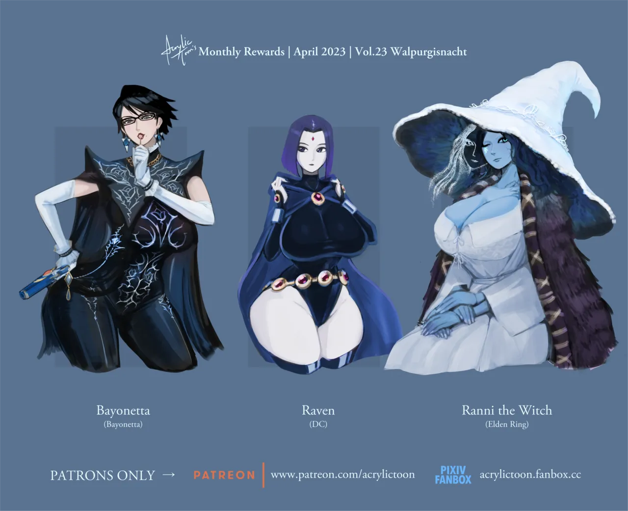 Acrylictoon's Full Patreon page 1 full