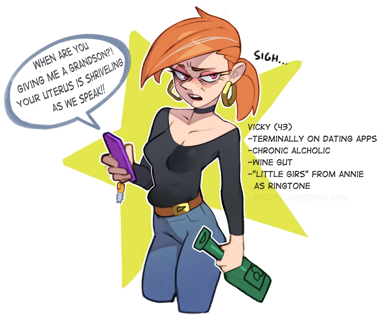 Combos &amp; Doodles Vicky Fairy Odd Parents page 1 full