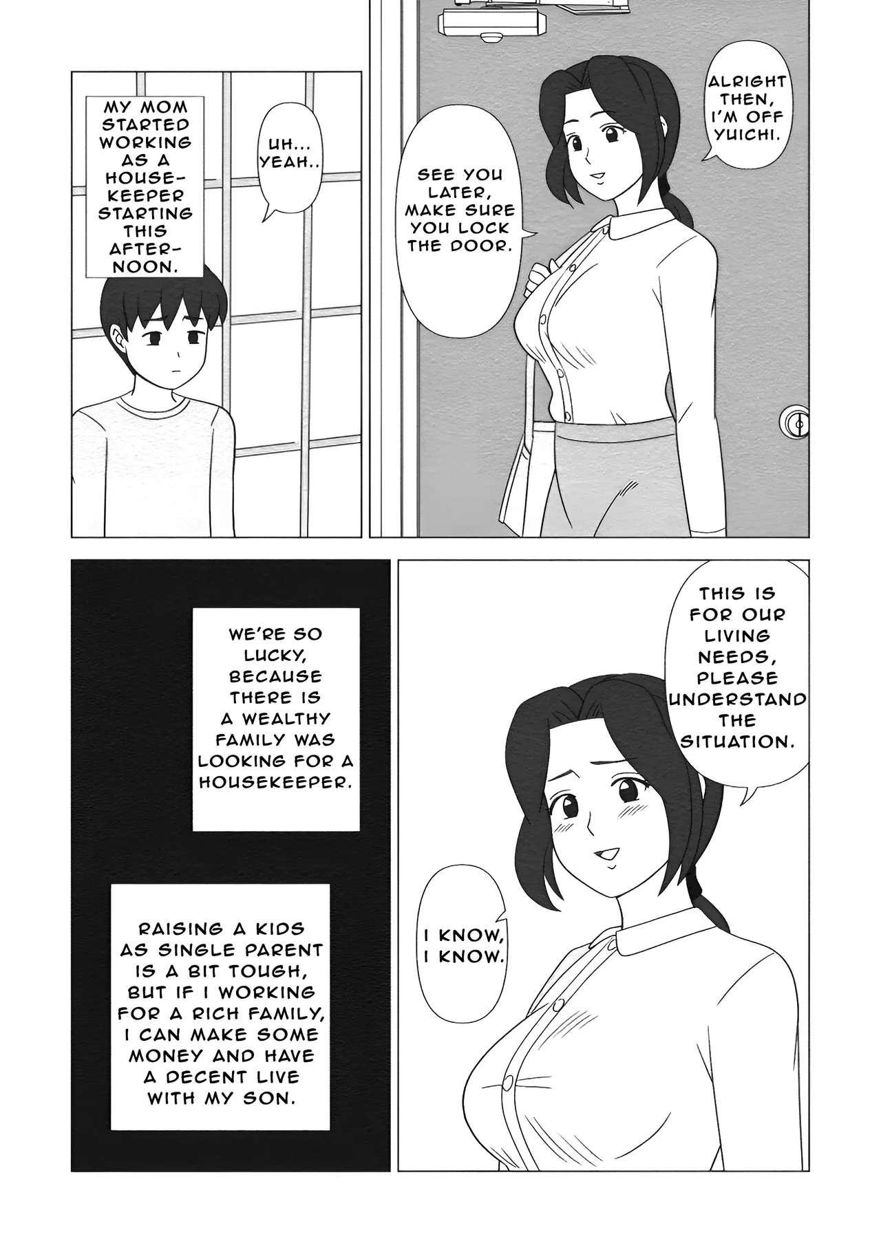 Obouchama no Seishori Dougu ni Sareta Boku no Haha page 2 full