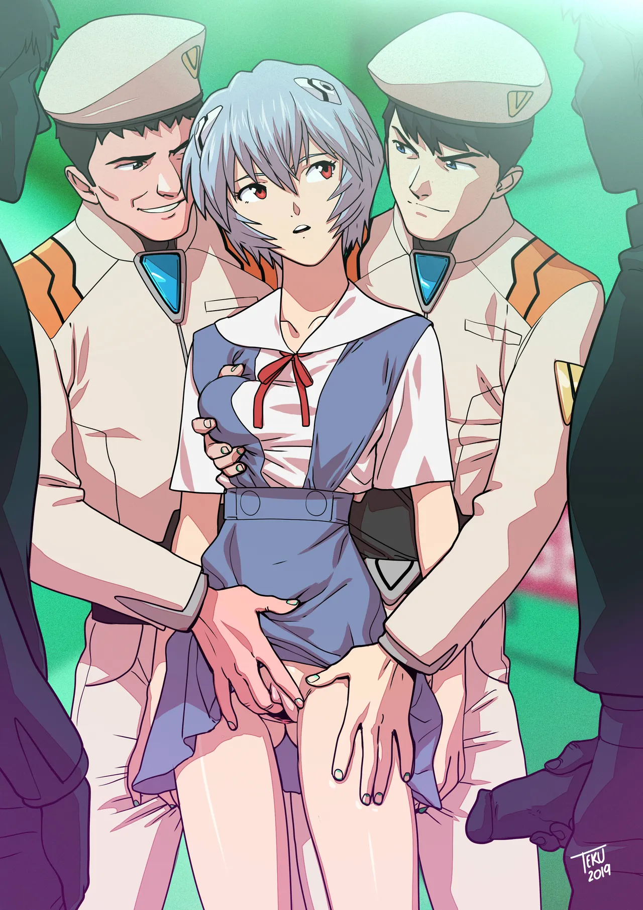 Rei x NERV Staff page 2 full