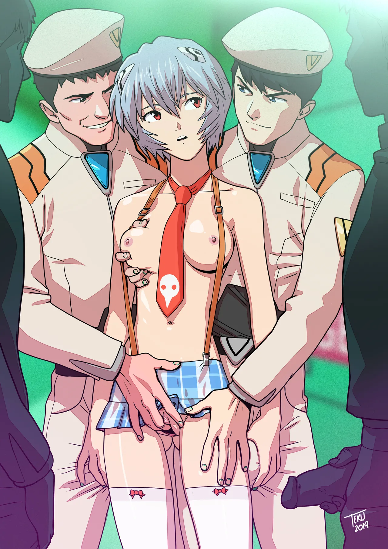 Rei x NERV Staff page 3 full