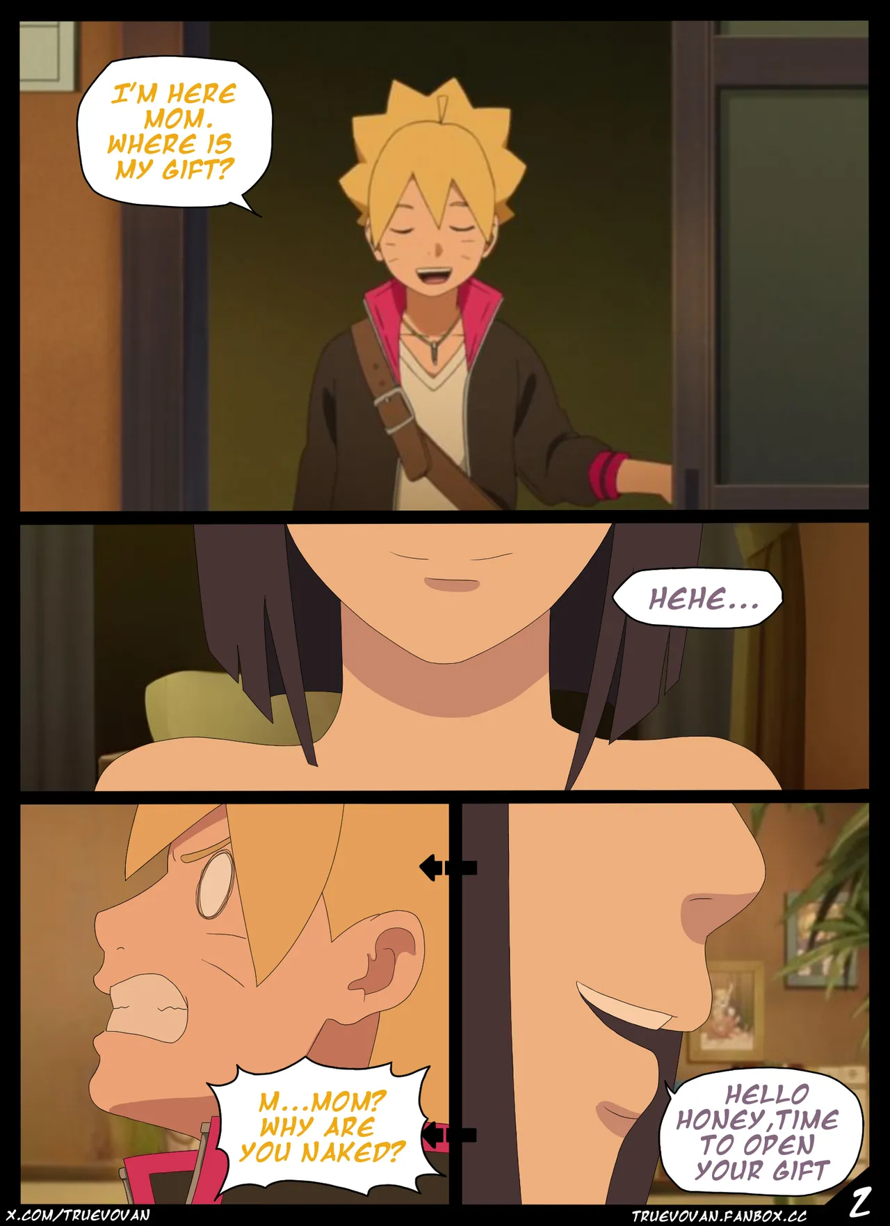 Boruto's Christmas Night page 3 full