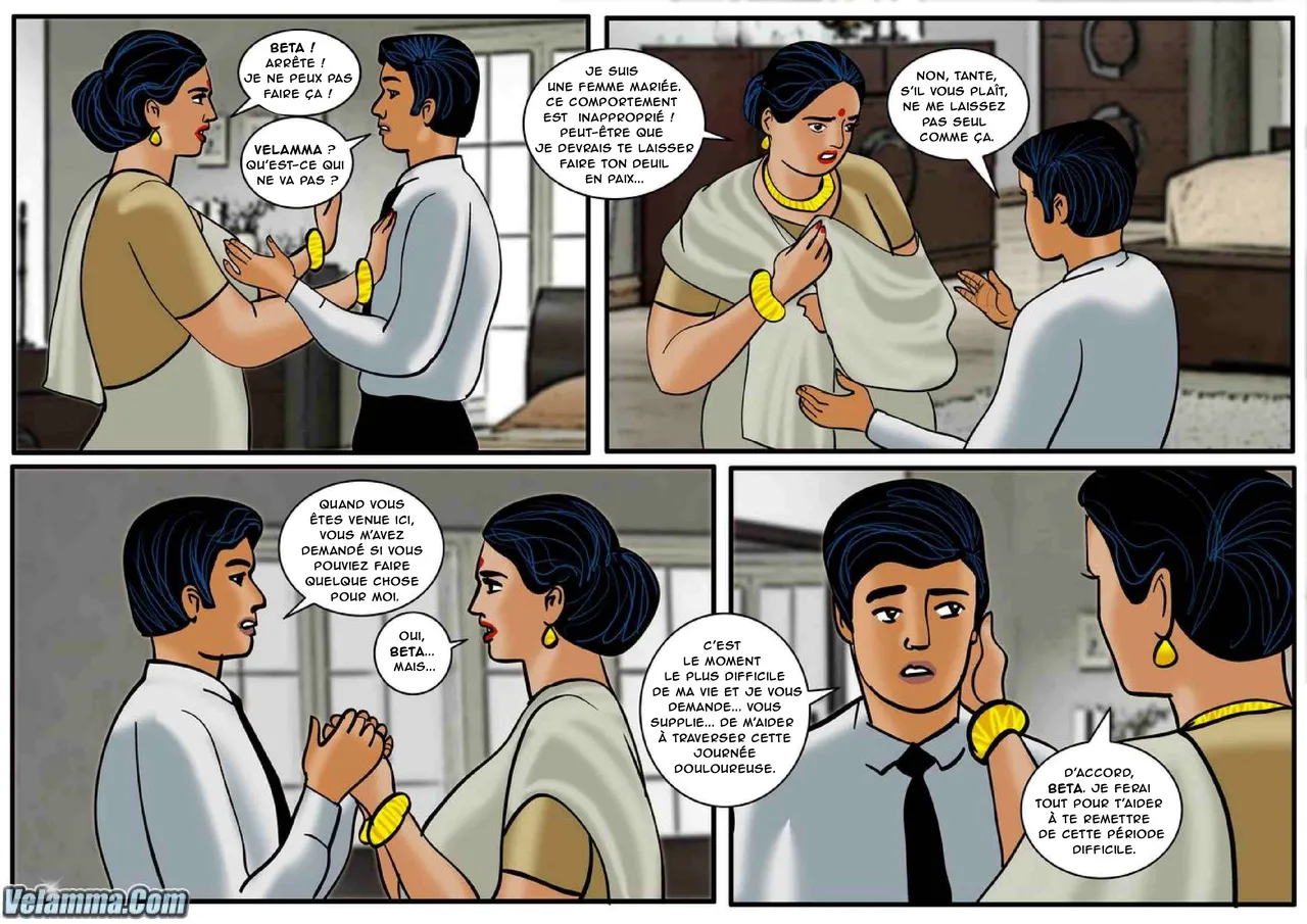 Velamma - 033- Les Funérailles page 9 full