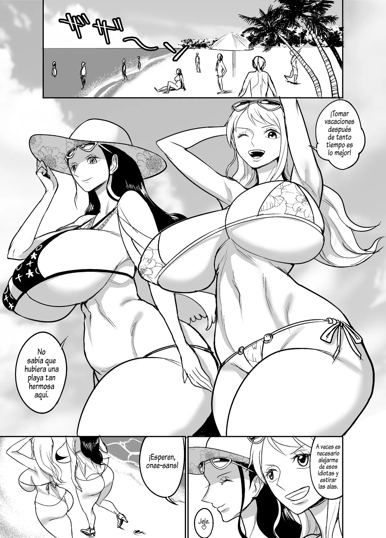 NamiRobi OneShota Vacance | NamiRobi OneShota Vacaciones page 4 full