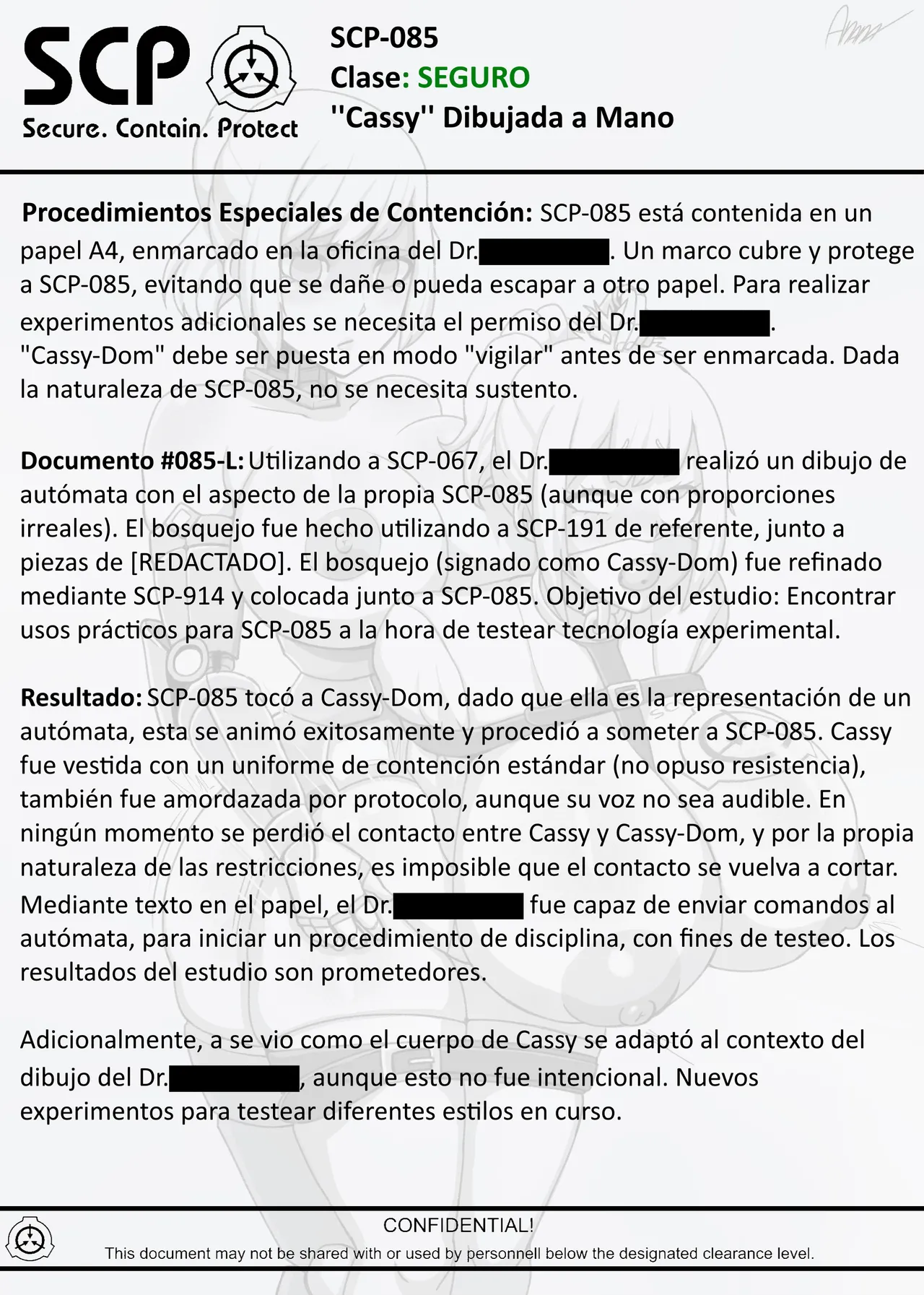 SCP-085 Hand-drawn "Cassy" page 10 full