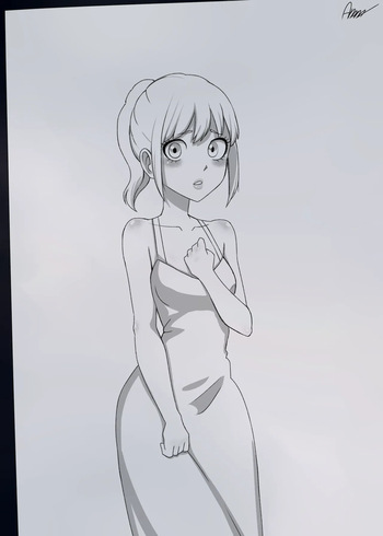 SCP-085 Hand-drawn "Cassy" cover