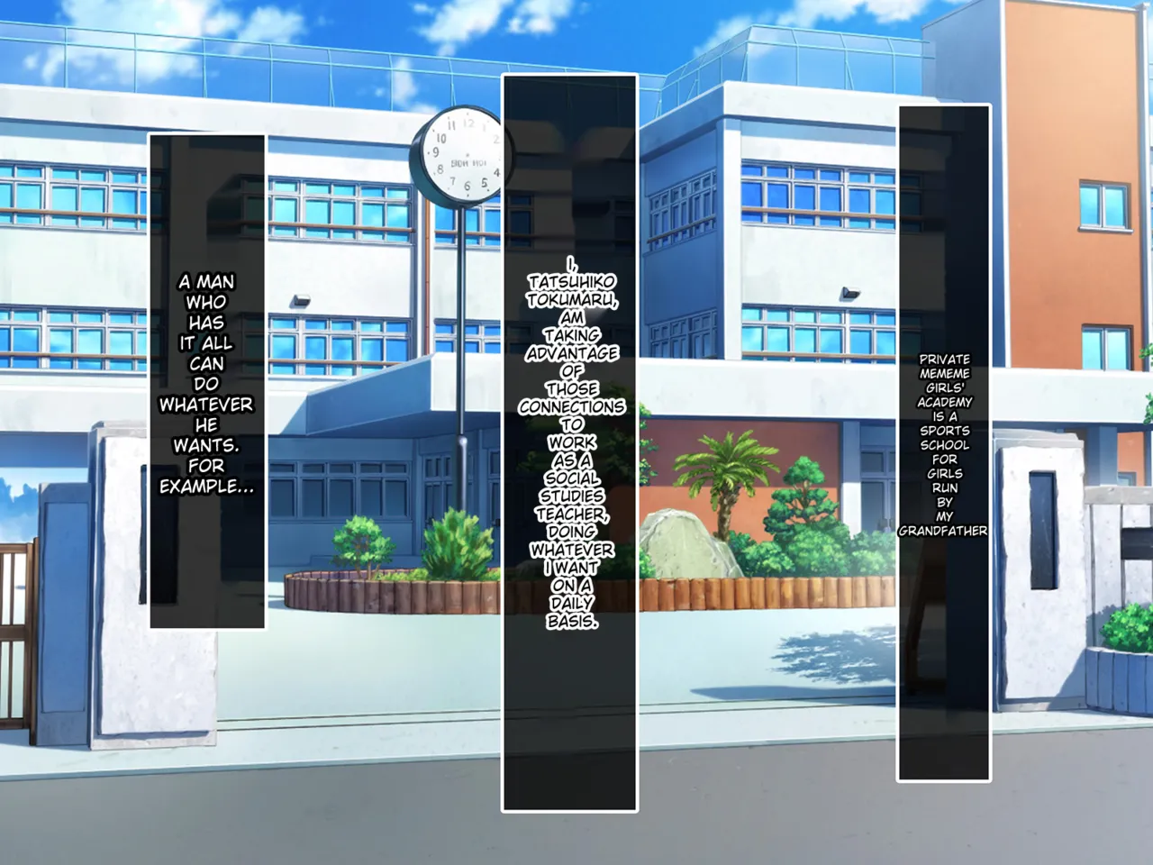 Sports Suishin Jogakuen School Caste no Chouten ni Kunrin suru no wa Hentai Kyoushi no Dekachinpo | The Perverted Teacher's Huge Dick Rules at the Top of the Sports Promotion Girls' Academy School Caste page 2 full