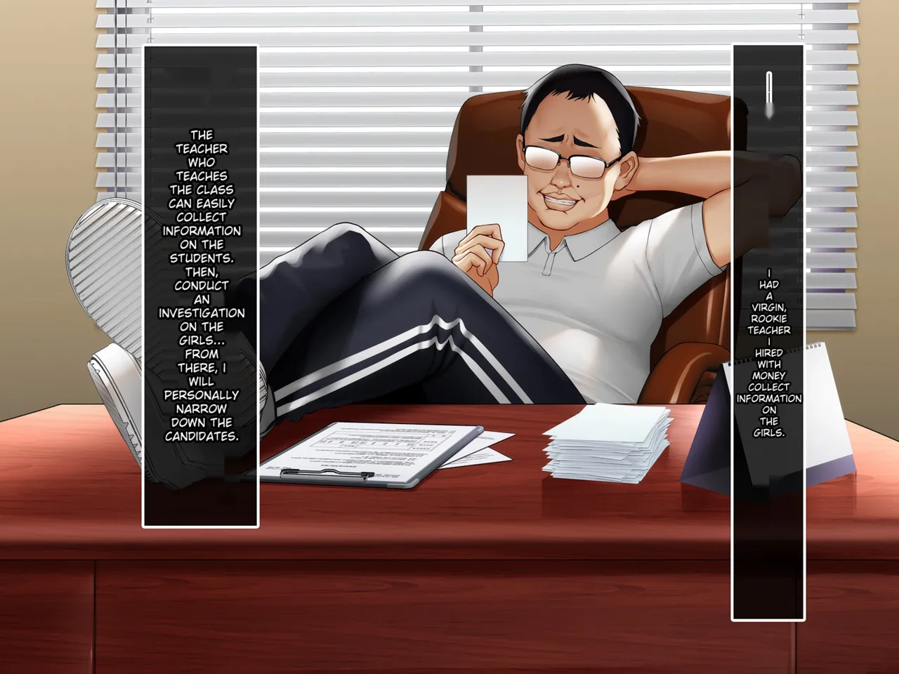 Sports Suishin Jogakuen School Caste no Chouten ni Kunrin suru no wa Hentai Kyoushi no Dekachinpo | The Perverted Teacher's Huge Dick Rules at the Top of the Sports Promotion Girls' Academy School Caste page 4 full