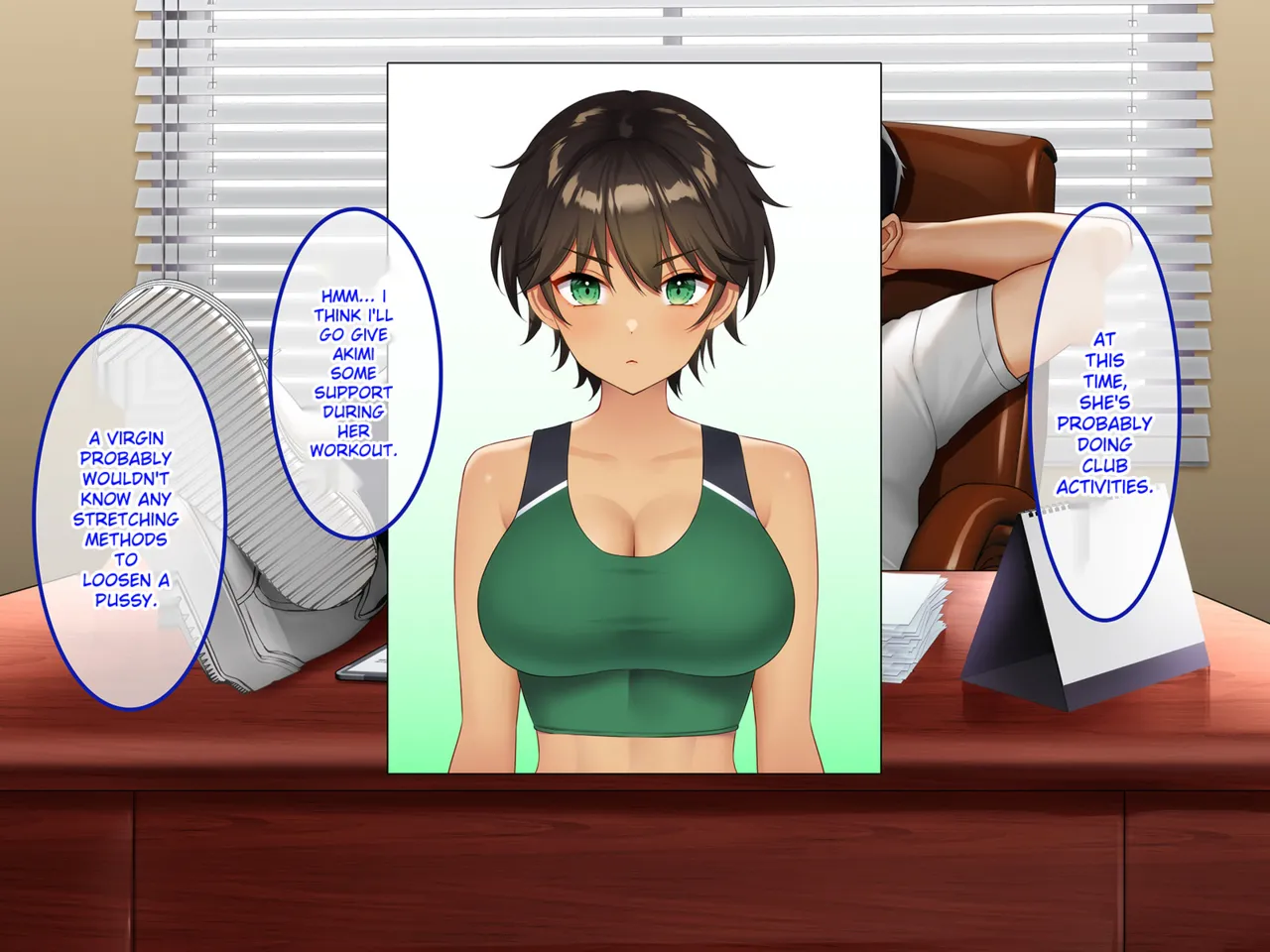 Sports Suishin Jogakuen School Caste no Chouten ni Kunrin suru no wa Hentai Kyoushi no Dekachinpo | The Perverted Teacher's Huge Dick Rules at the Top of the Sports Promotion Girls' Academy School Caste page 9 full