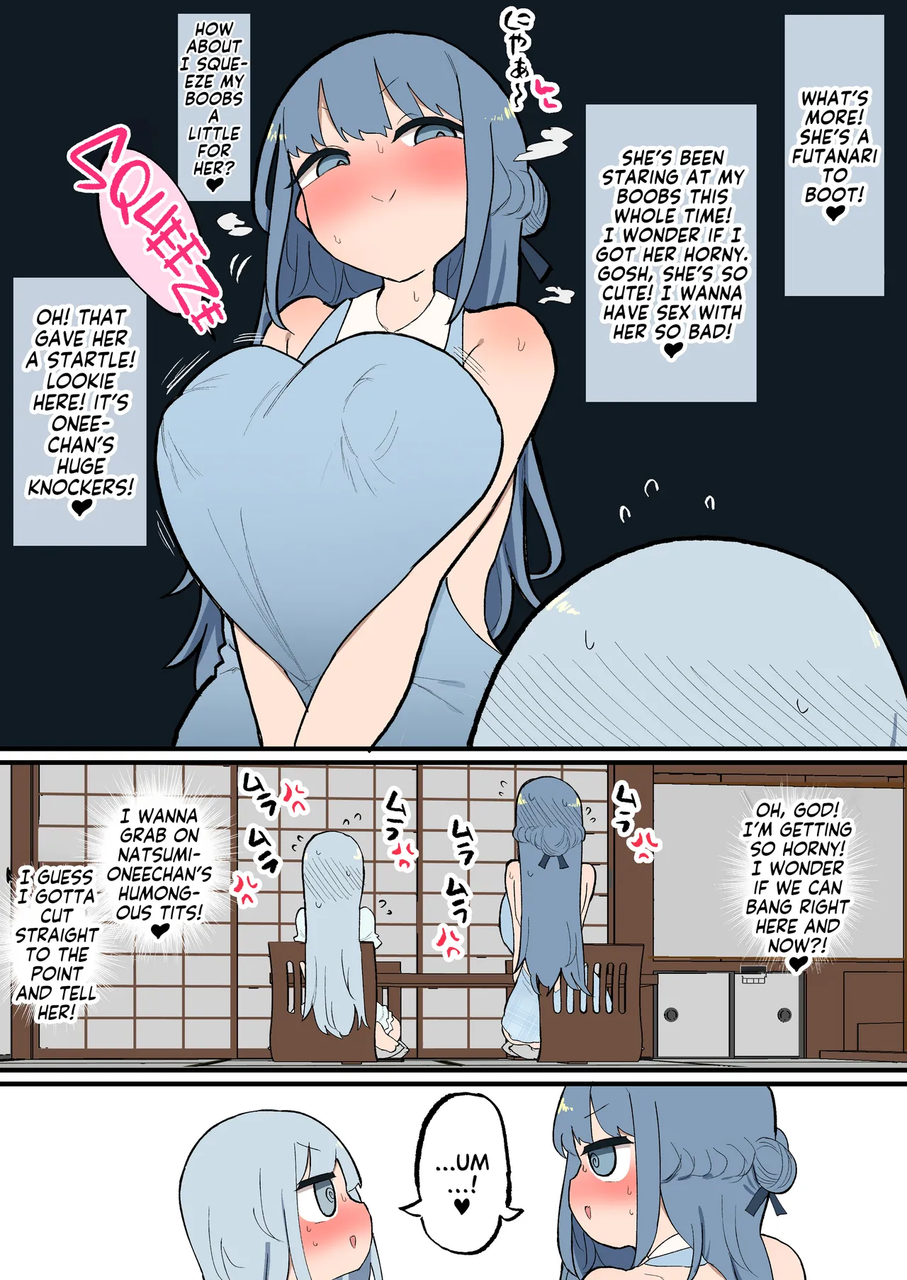 Shinseki no Futanari-chan Daisuki Onee-san to Guchogucho Ecchi Futanari-chan page 3 full