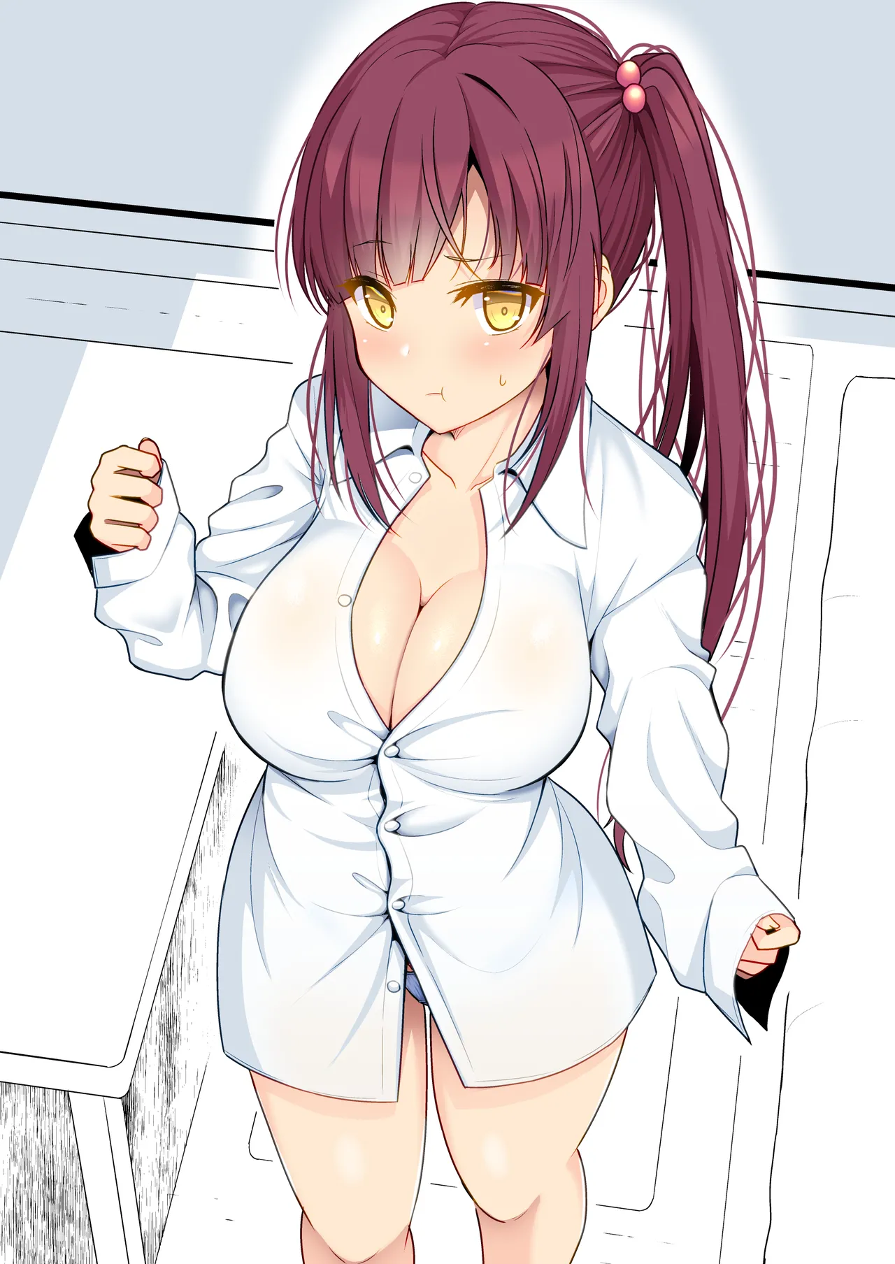 彼シャツに匂いを付けようとする女の子 page 2 full