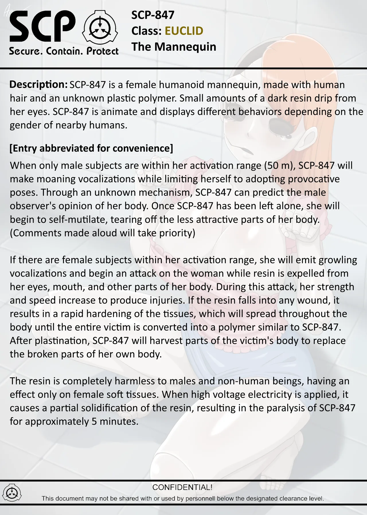 SCP-847 The Mannequin page 3 full