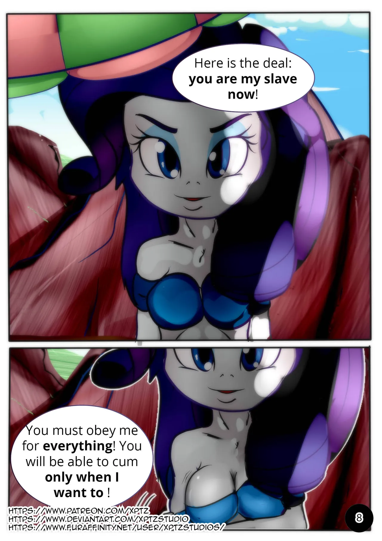 Rarity JOI Comic page 8 full