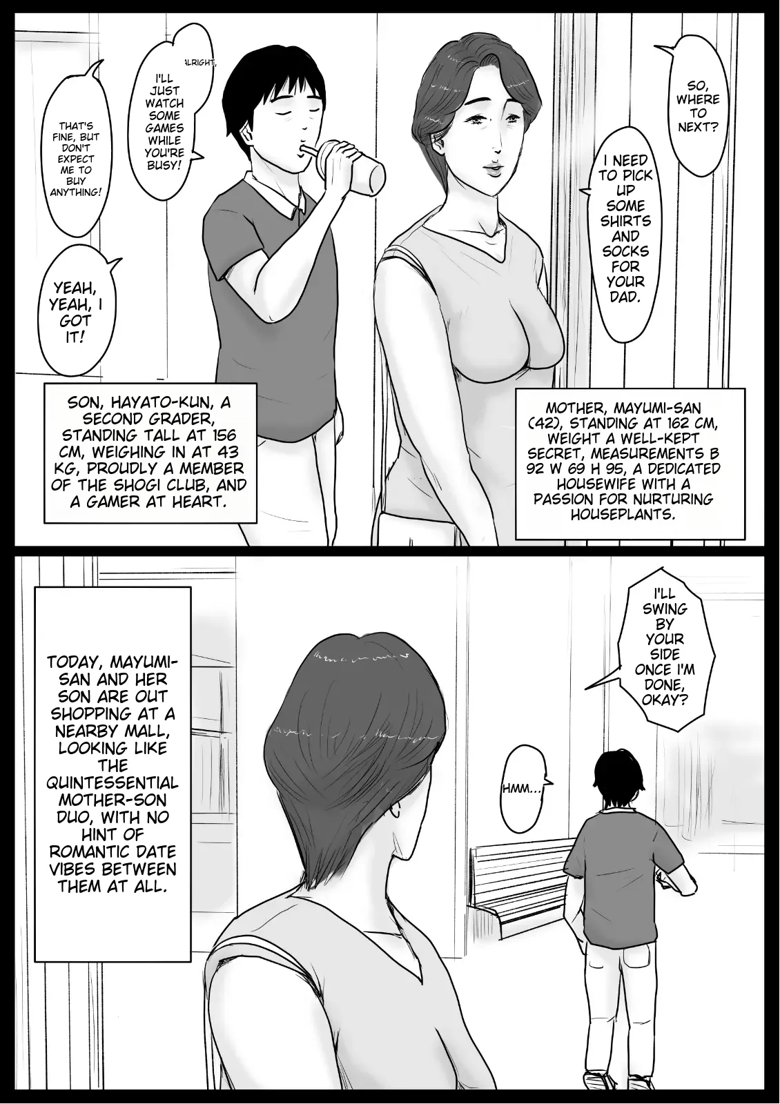 Oozora Kaiko  Mitchaku! Mamakko Danshi to Okaa-san ~Aru 1-nichi no Document page 3 full