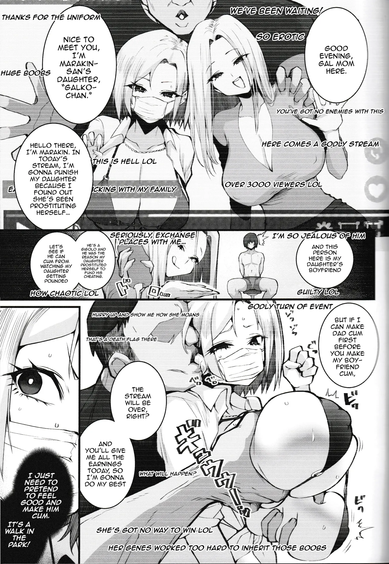 Gal Oyako No Egui Kasegikata | A Gyaru Mother and Daughter's Unsavory Way to Earn Money page 7 full