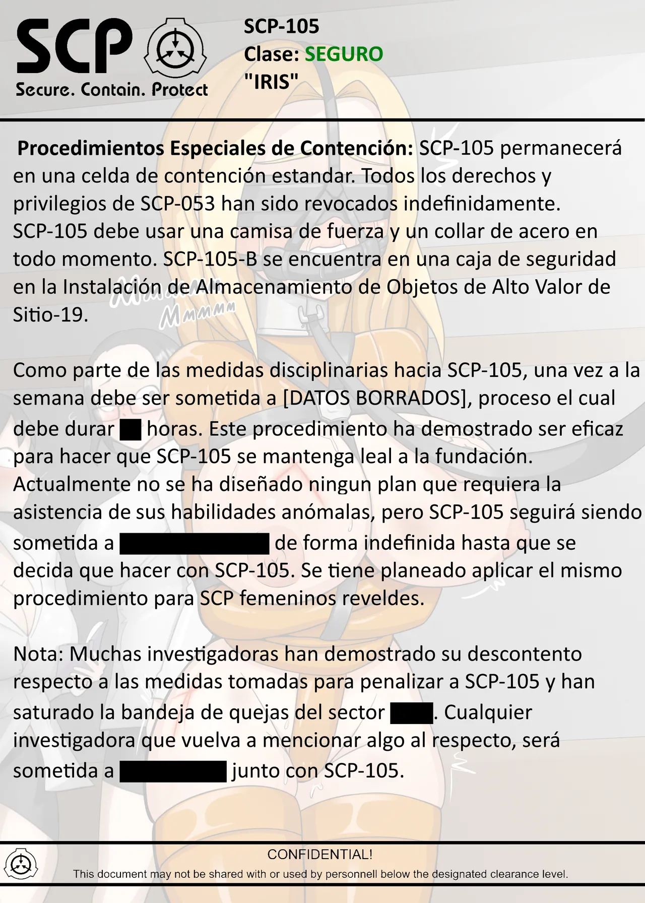 SCP-105 "IRIS" page 6 full