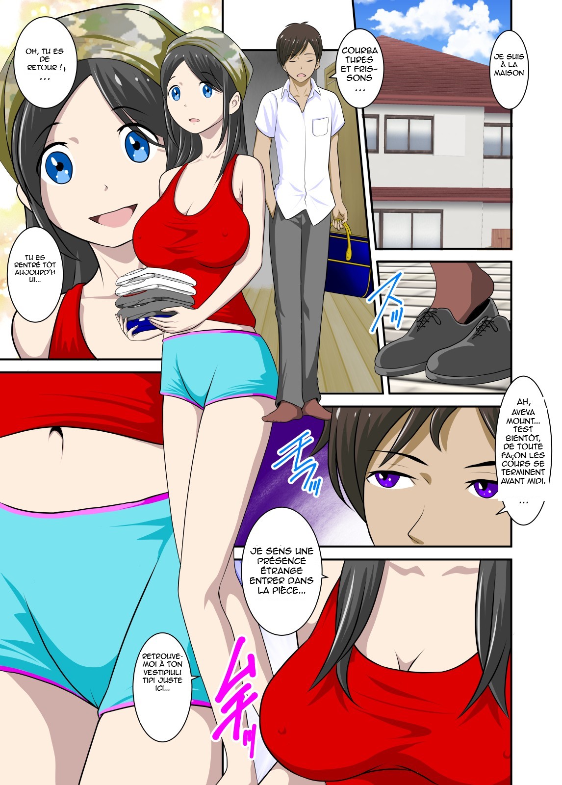 Okaa-san to Okaa-san to Boku no Seiseikatsu 1 | Ma vie sexuelle avec ma mère 1 page 2 full