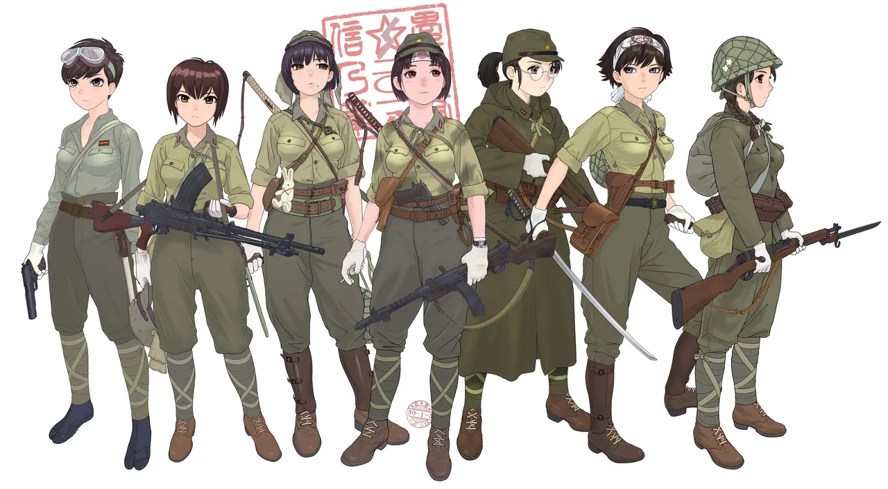 武装军服女子 page 5 full