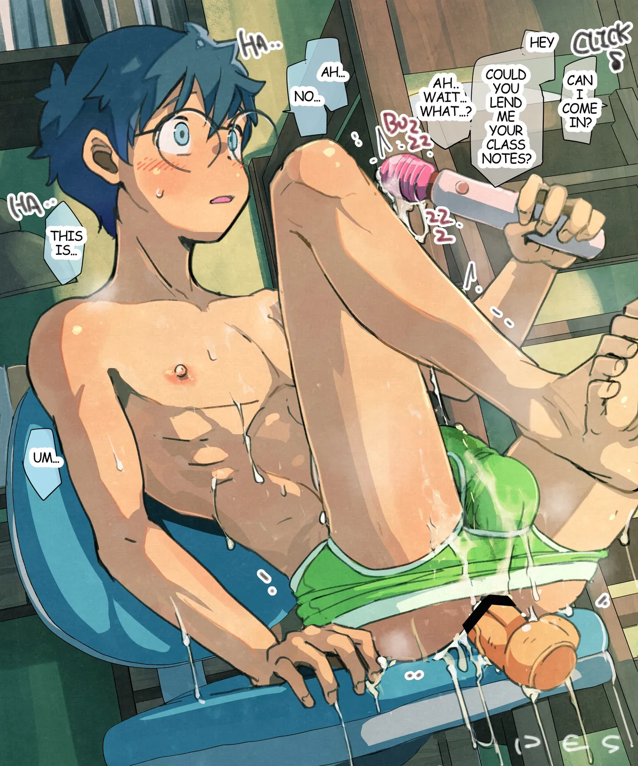 同級生がおもちゃでオナってるのを見てしまった件 page 5 full
