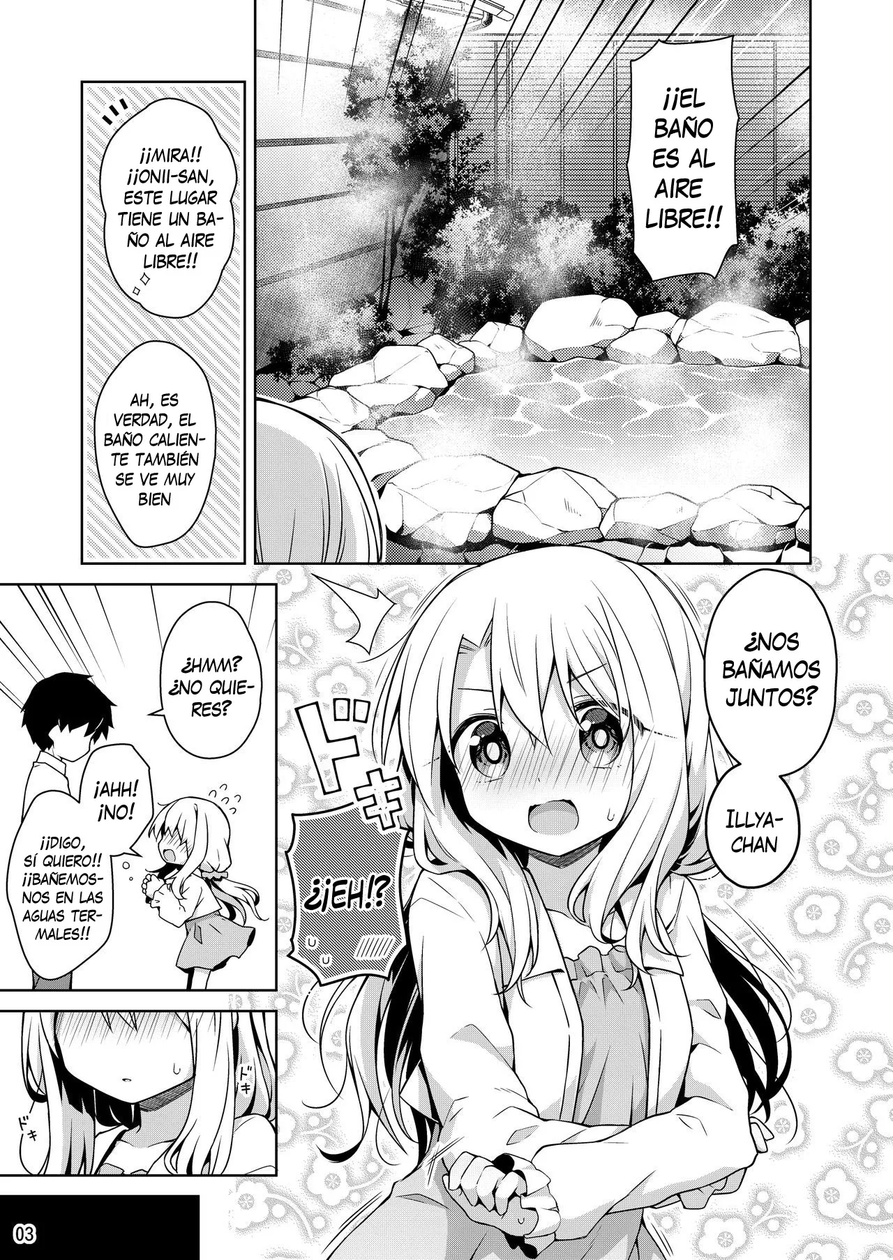 Illya to Issho ni Onsen Hairo | Entrando a las aguas termales con Illya ♡ page 4 full