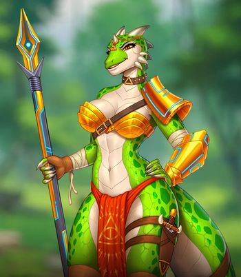 Humans are not that against Lizardwomen /HF gallery/ cover