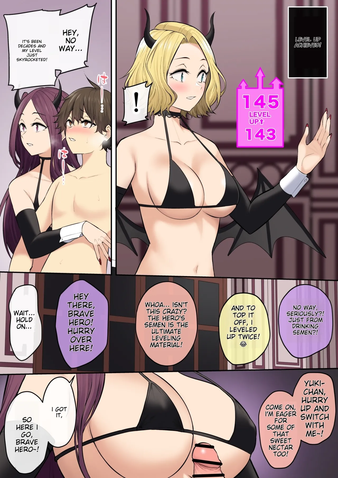 Imaizumi Brings All The Gyarus To His House Succubus OMAKE page 10 full