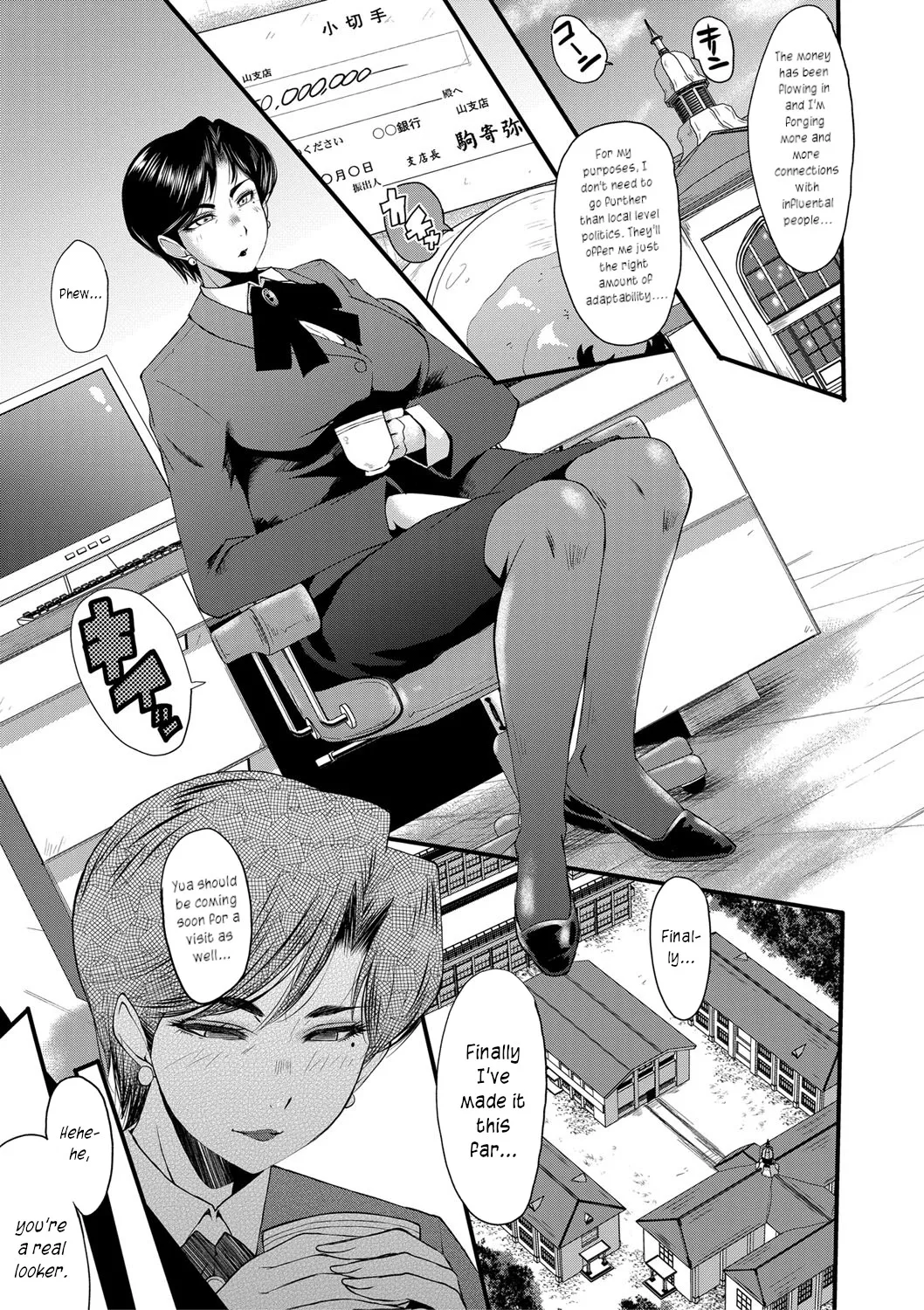 Mesu Kyoushi Gakuen Tengoku, Fuck 04 | The Principal of an Academy with only Female Teachers, Part 4 page 1 full