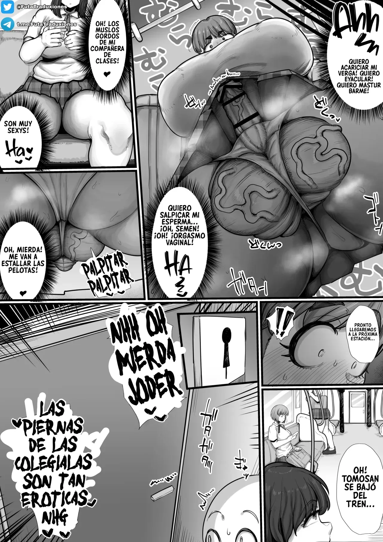Kyousei Dogehin Futanari-ka Joshi Seito Kansatsu Nikki | Registro Diario De Perras Calientes Convertidas En Futanaris page 10 full