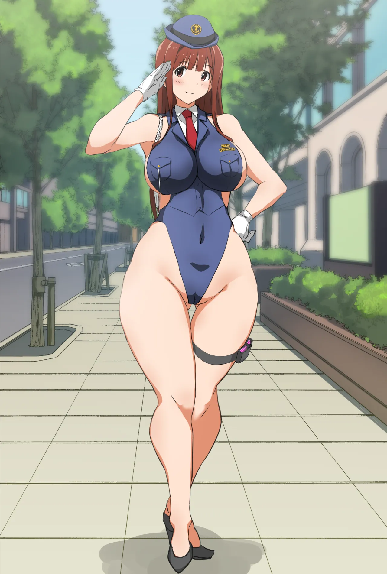 婦警琴葉交通安全ポスター page 4 full