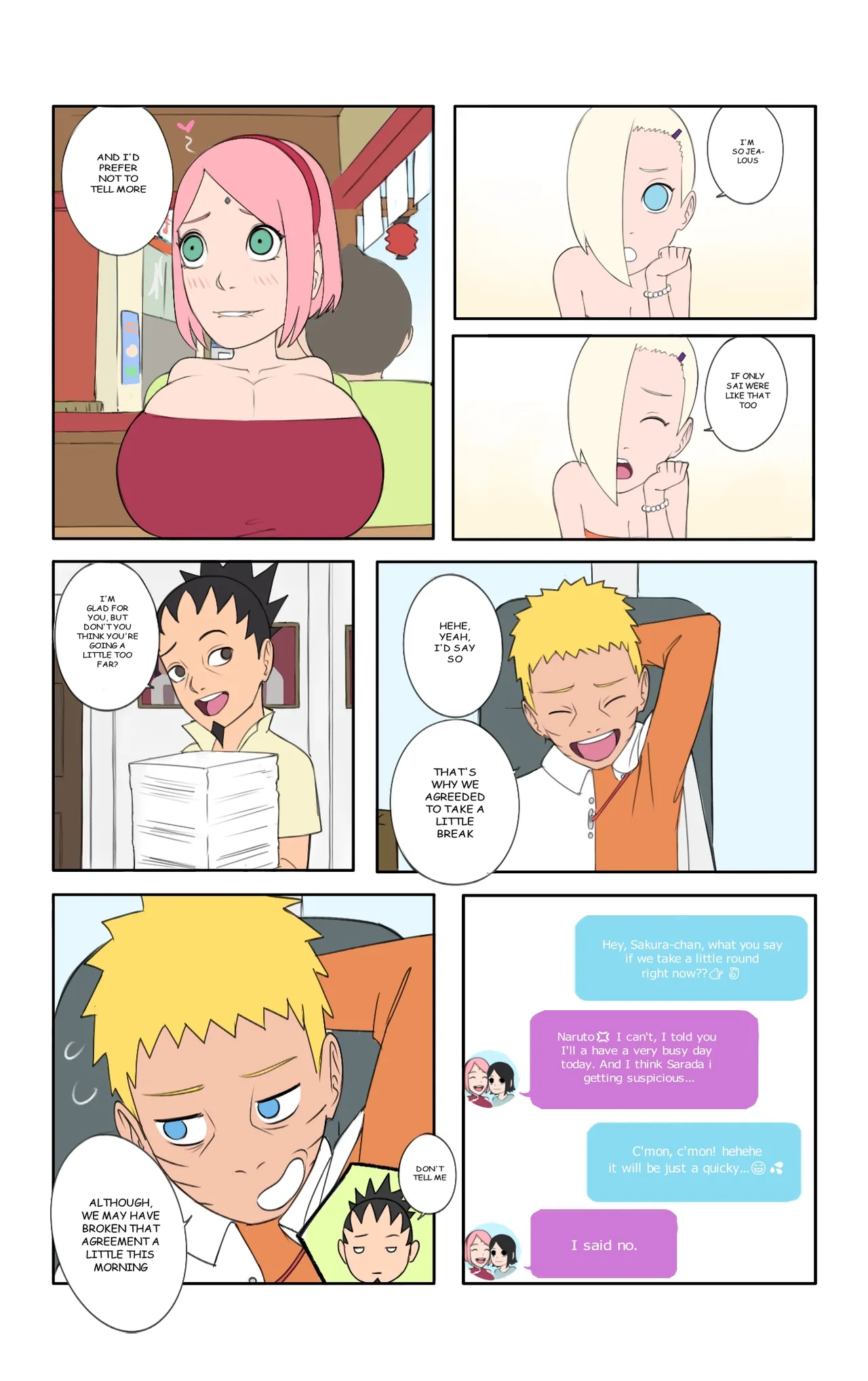 Hot days in konoha 2 remake  read comment page 9 full