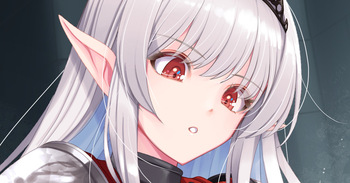 レオタード漆黒鎧白髪女エルフさん cover