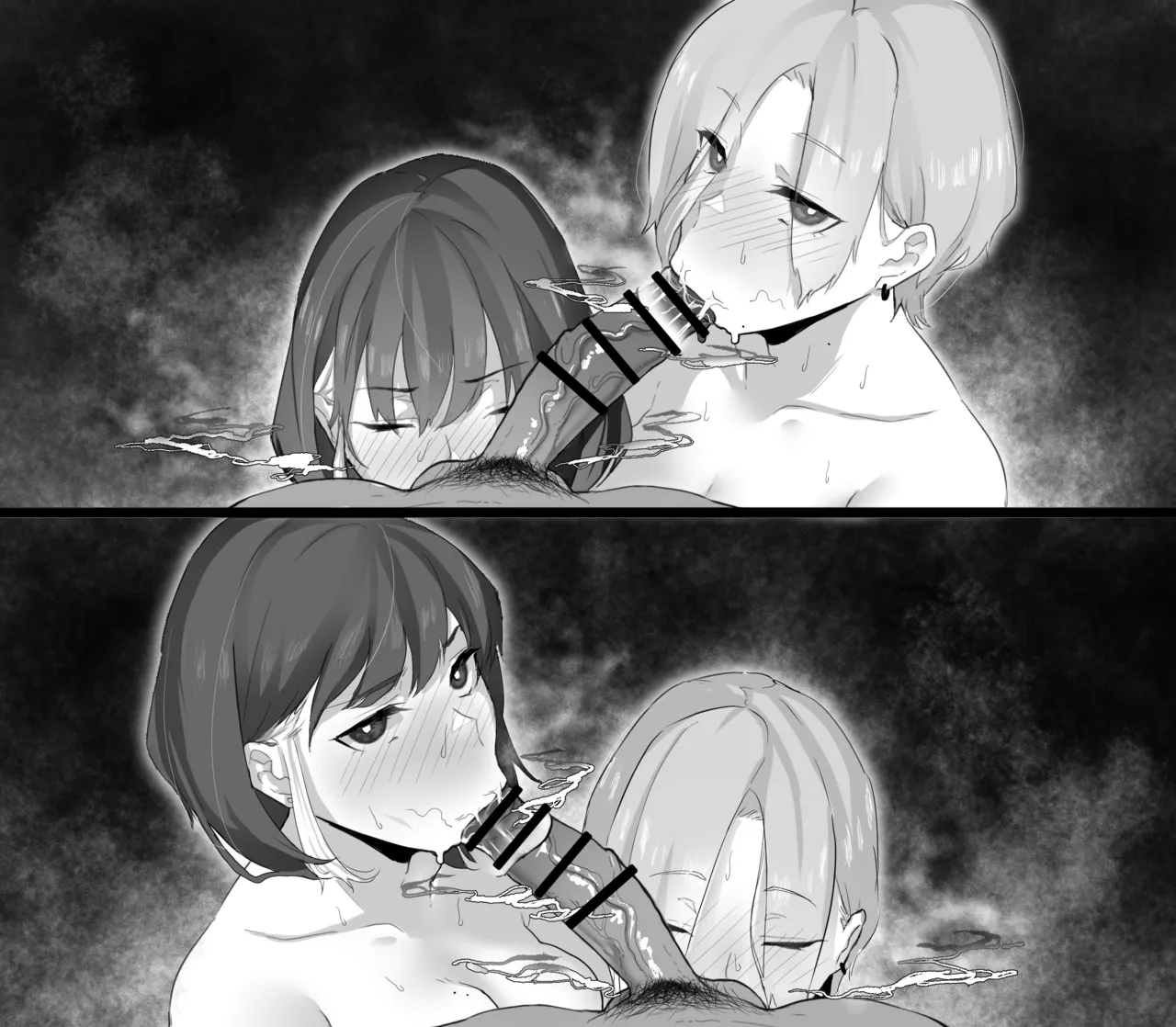 【06】タマ嗅ぎWフェラ page 7 full