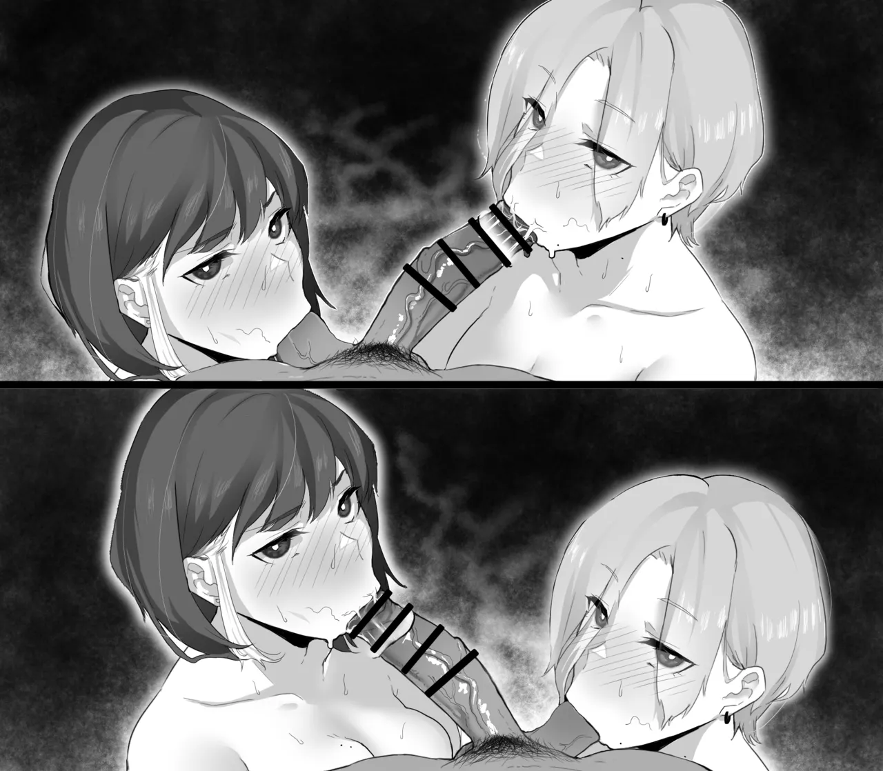 【06】タマ嗅ぎWフェラ page 8 full