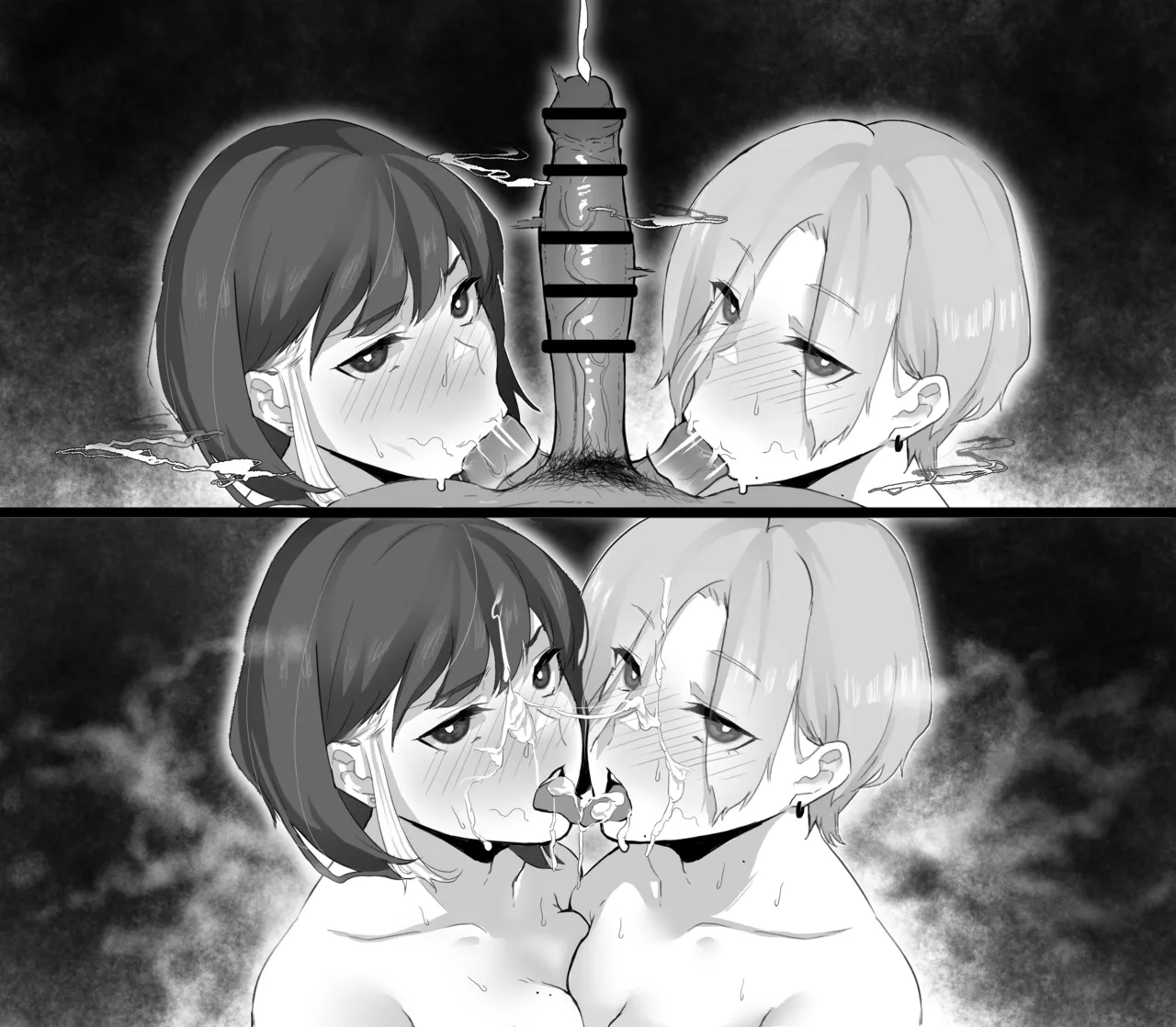 【06】タマ嗅ぎWフェラ page 9 full