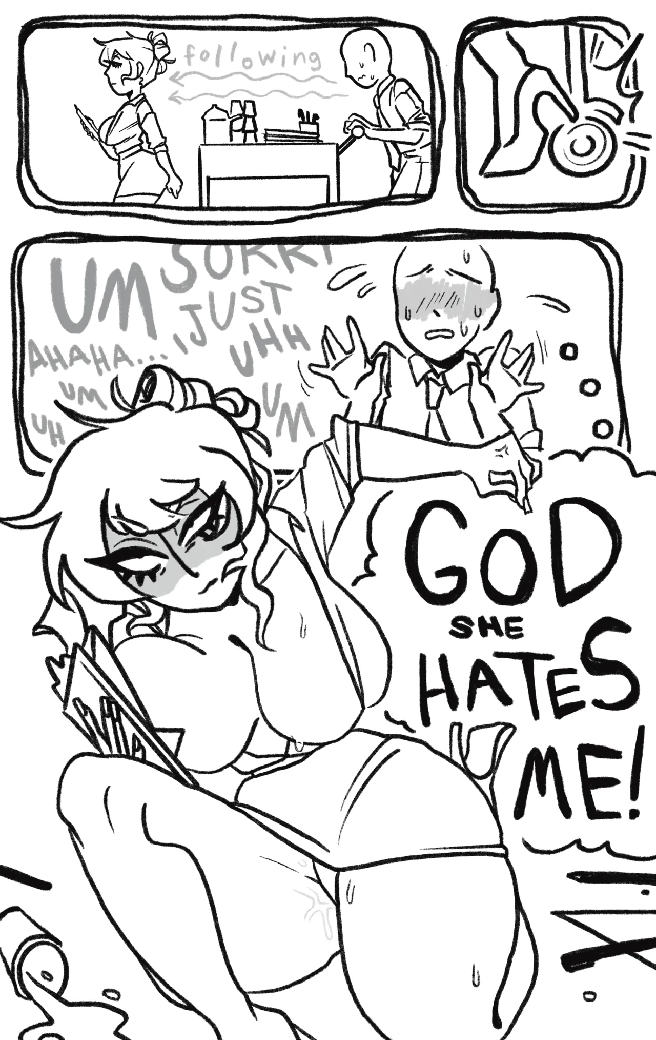 Office Girl page 5 full