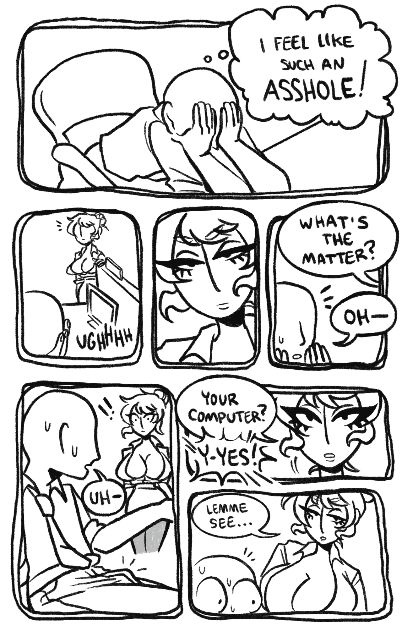 Office Girl page 6 full