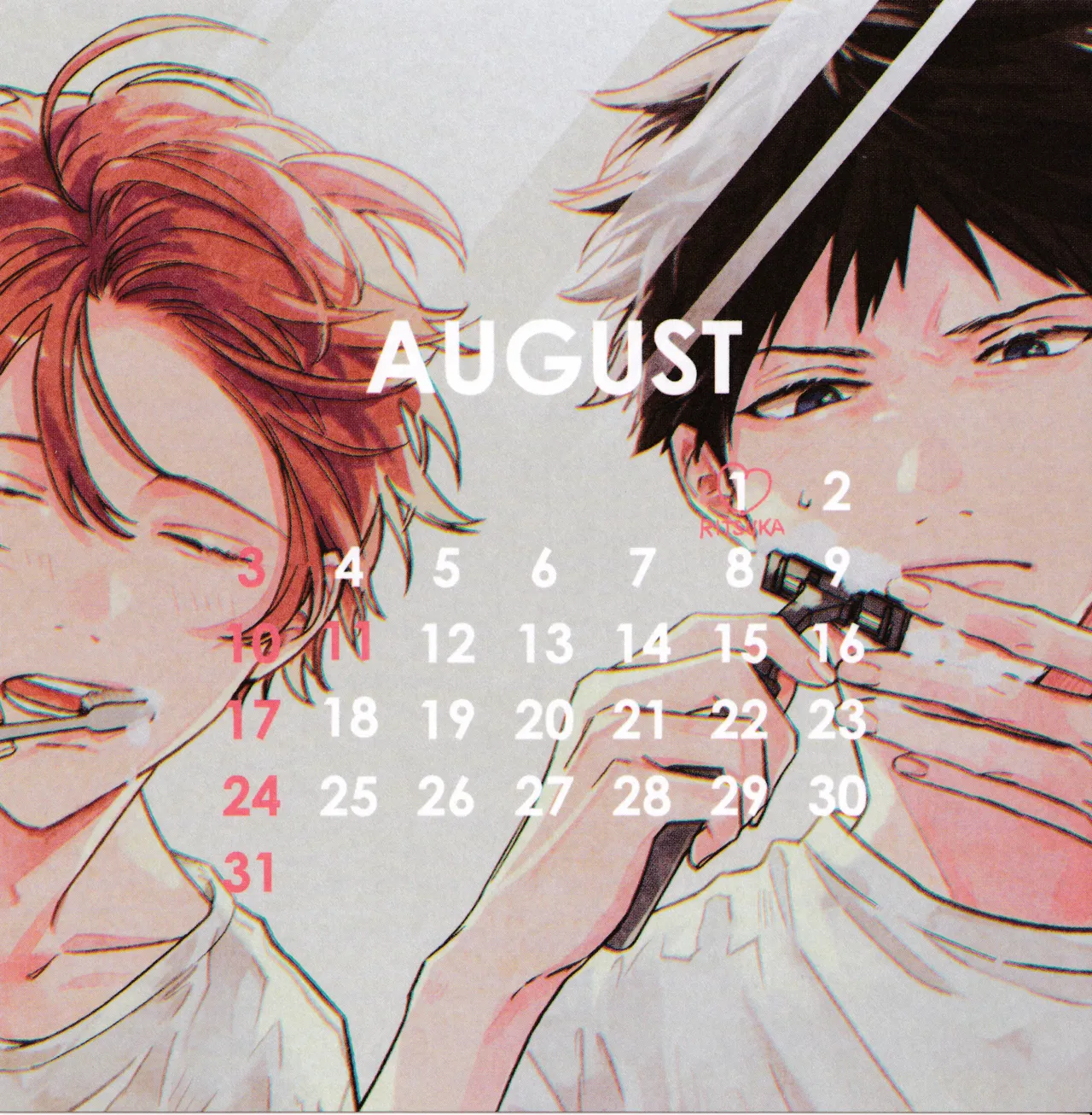 Given Calendar 2025 page 9 full