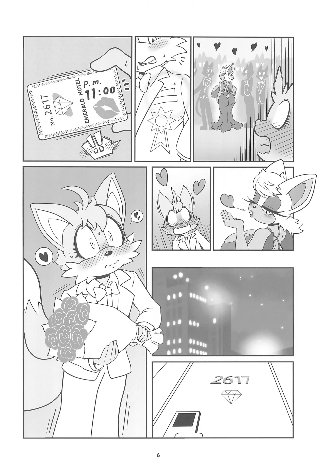 Kemono no Kanzume A.U. page 6 full