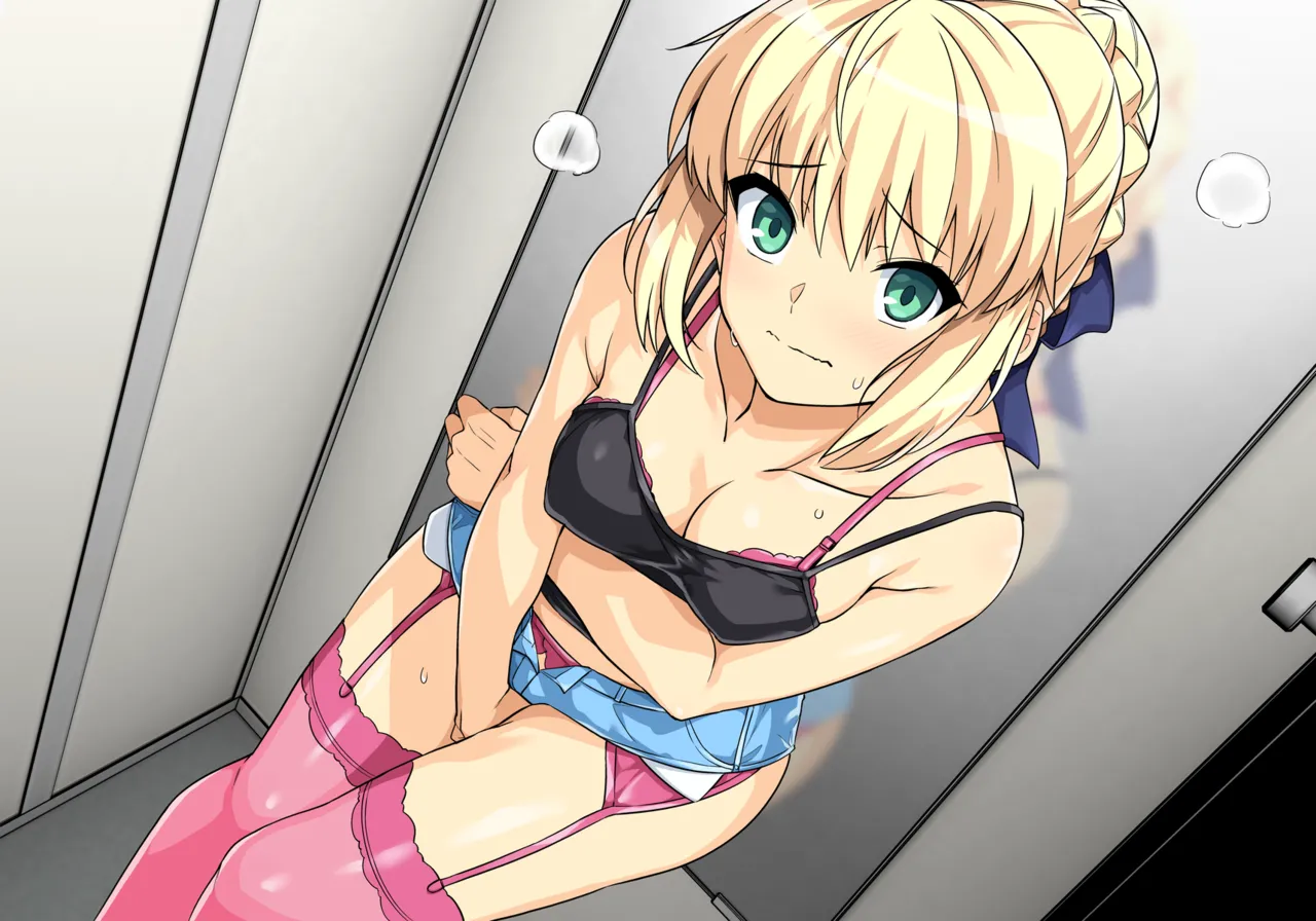 セイバーさん露出デート page 1 full