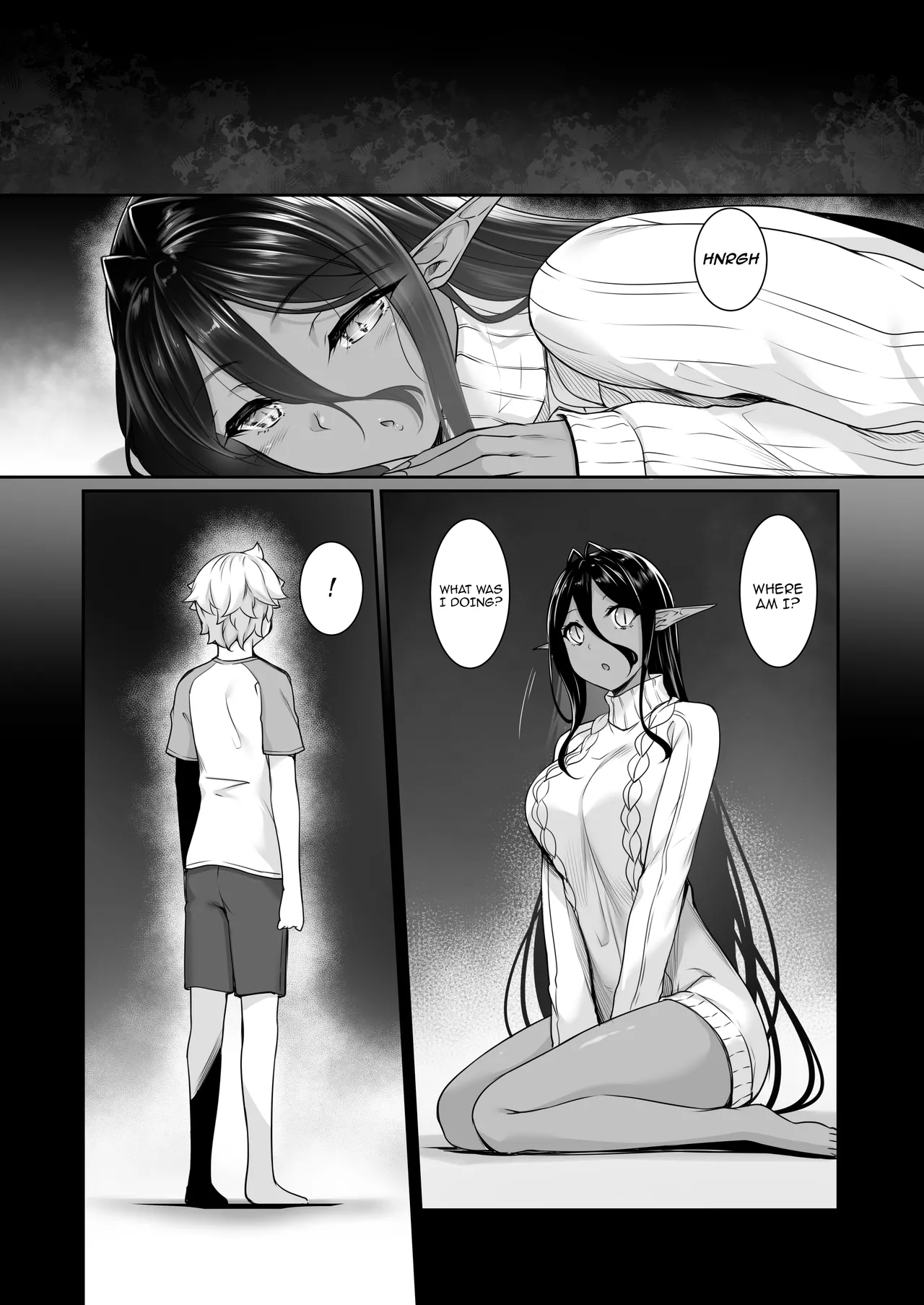 Chotto dake Ai ga Omoi Dark Elf ga Isekai kara Oikakete Kita 5 | A Slightly Clingy Dark Elf Chased Me From Another World 5 page 2 full