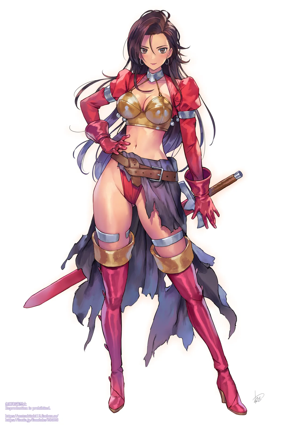 同人ゲーム「スーパードラモンクエスト」よりアイラ。元ネタはドラゴンクエストⅦのアイラ page 4 full