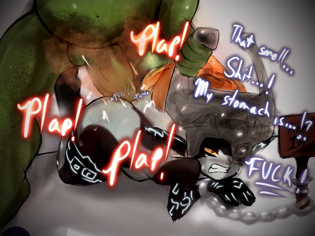 Jyogold Midna getting corrected by a big dicked orc Twitter posts. page 6 full