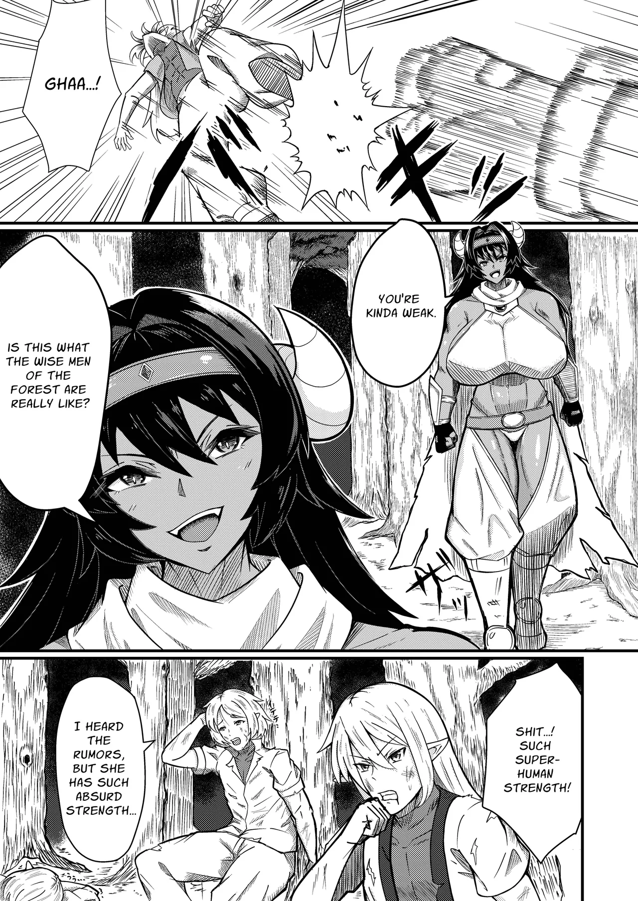 Warrioress Velna and the Elf page 2 full