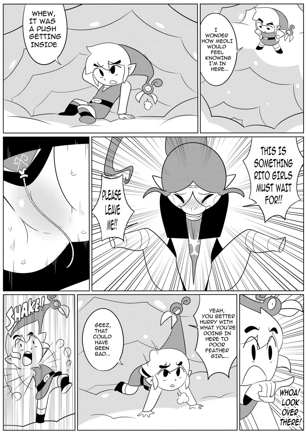 Medli's Toilet Terror page 9 full