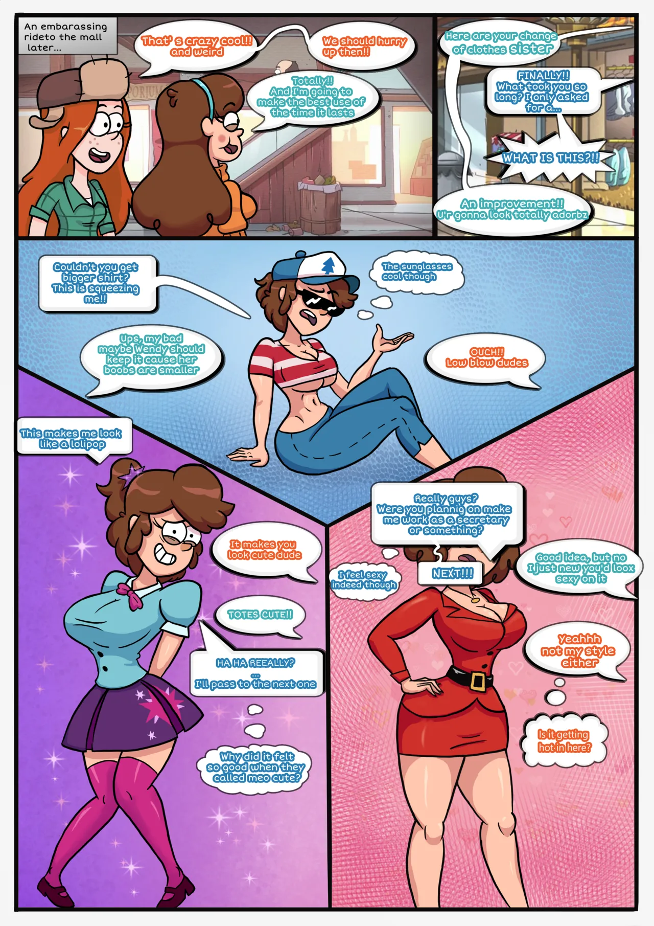 Dipper Pines Genderbend page 5 full