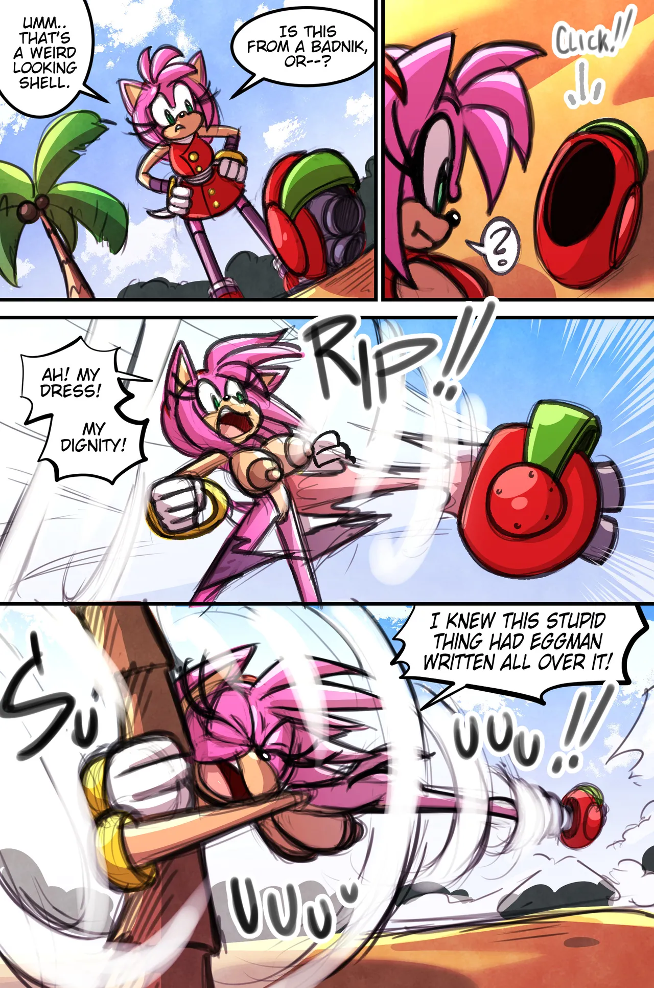 Amy's Shell Of A Time page 1 full