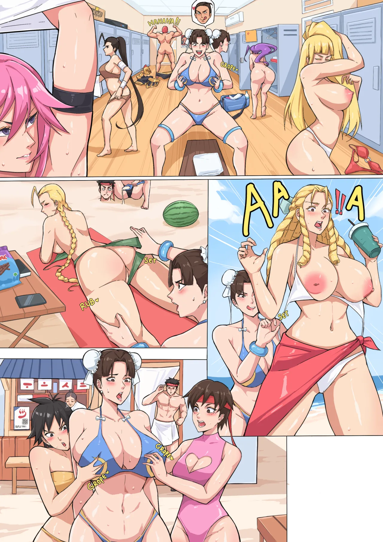 Beach Fighter! page 8 full