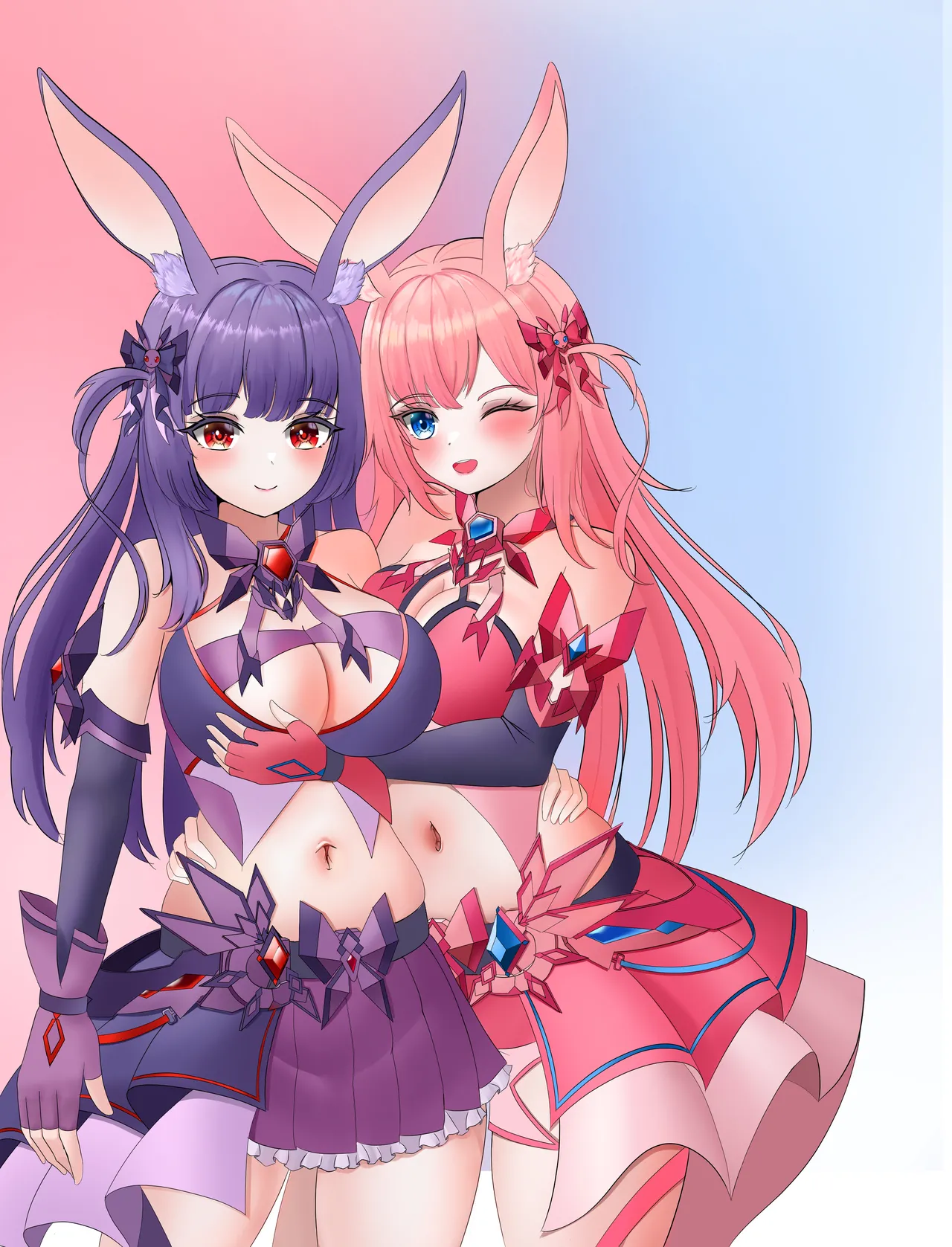 Let's combine with a "Kaiawase" adjust type! Magical Girls Sisters page 2 full