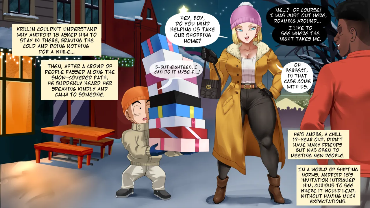 Android 18 Christmas page 2 full