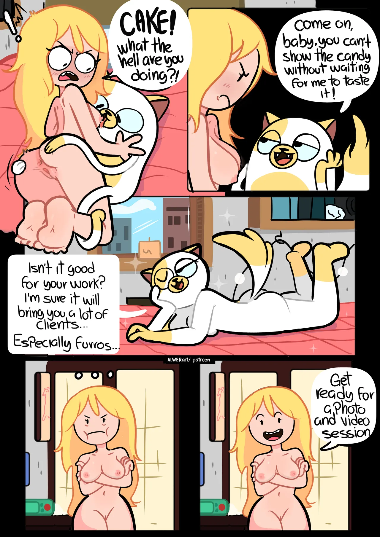 Fionna and Cake: A New Job page 4 full